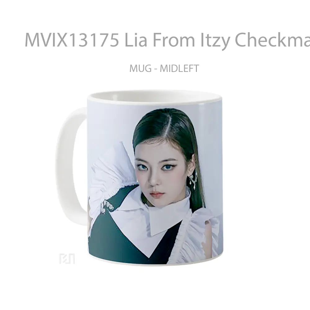Mug Lia From Itzy Checkmate Gelas Keramik Unik - All-side / Desain