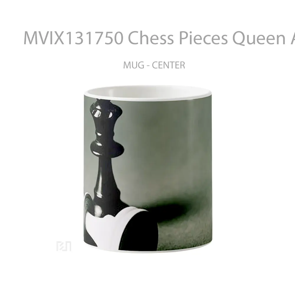 Mug Chess Pieces Queen And King Gelas Keramik Unik