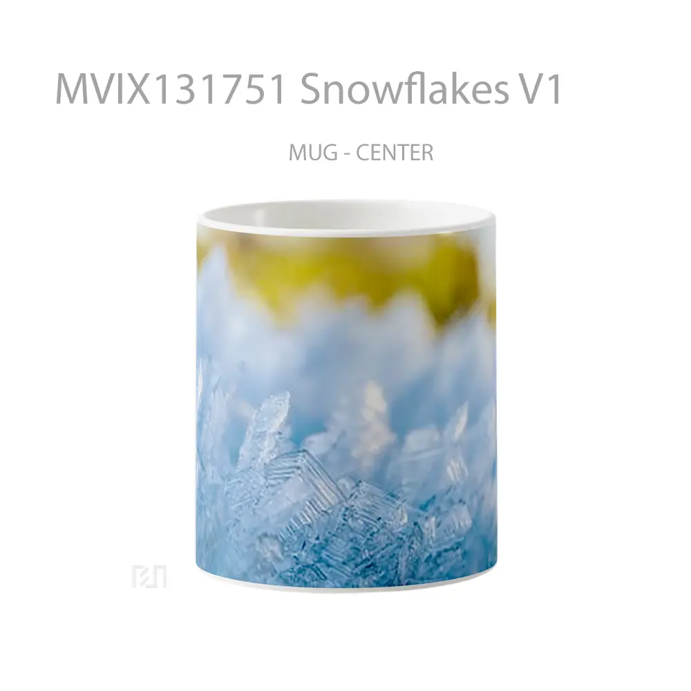 Mug Snowflakes V1 Gelas Keramik Unik