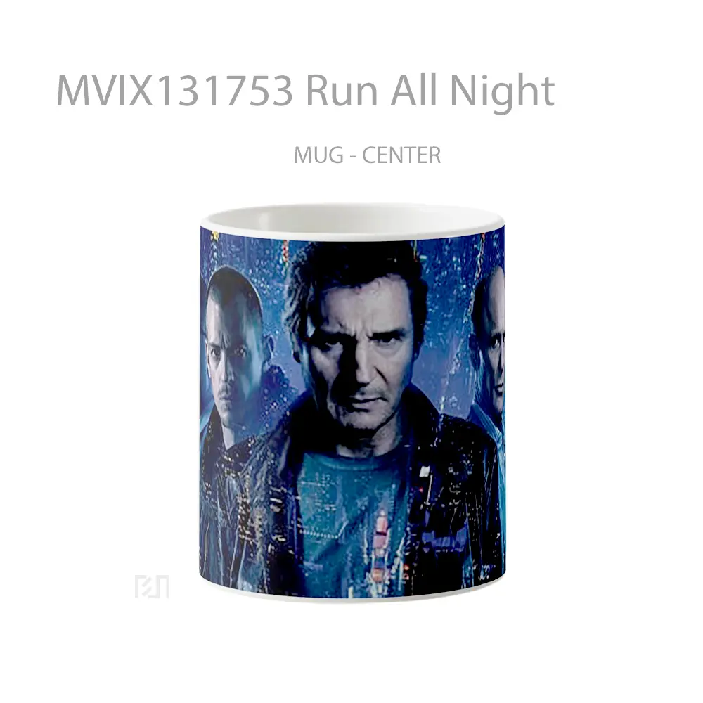 Mug Run All Night Gelas Keramik Unik