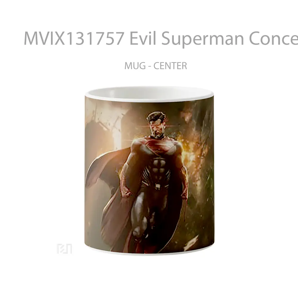 Mug Evil Superman Concept Art Gelas Superhero