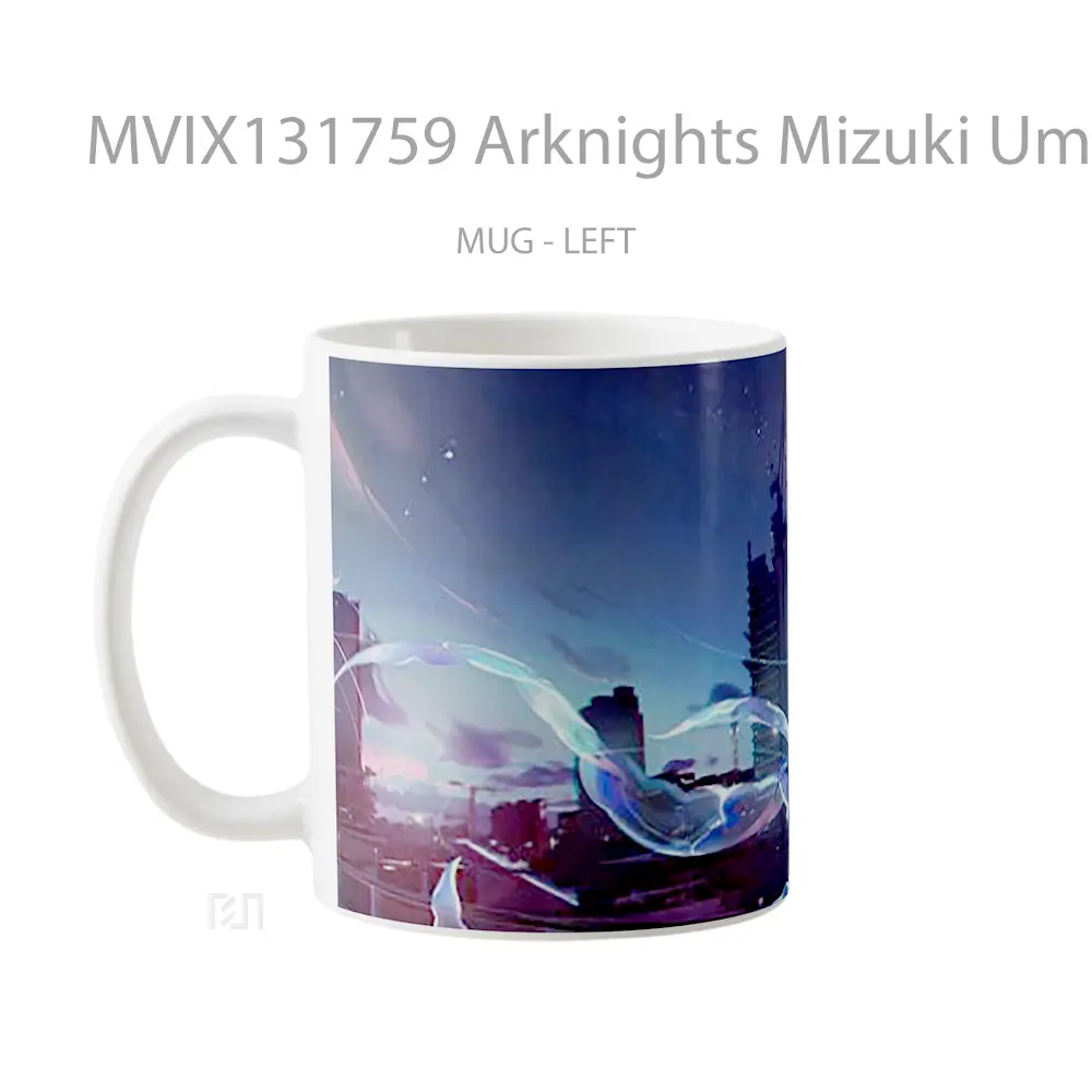 Mug Arknights Mizuki Umbrella Gelas Keramik Unik - All-side / Desain