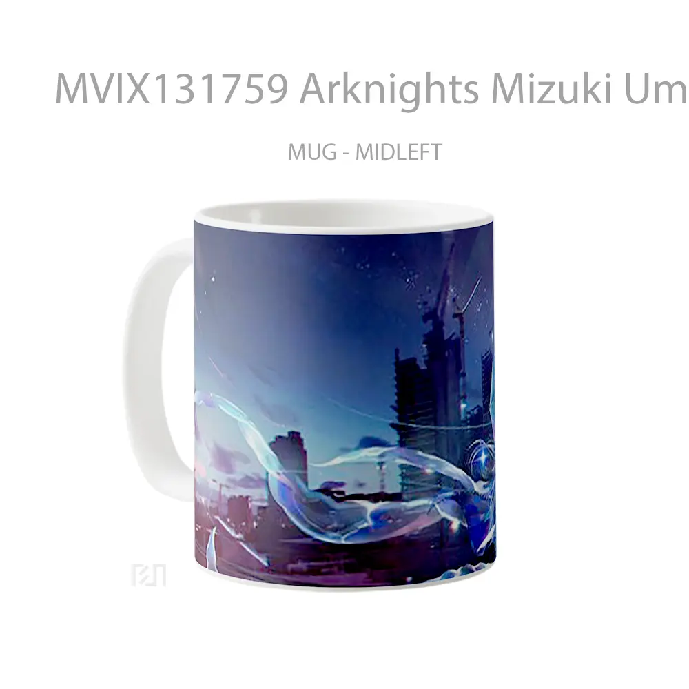 Mug Arknights Mizuki Umbrella Gelas Keramik Unik - All-side / Desain