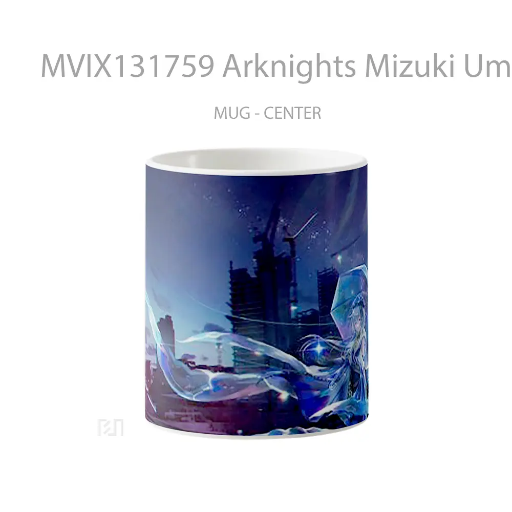Mug Arknights Mizuki Umbrella Gelas Keramik Unik