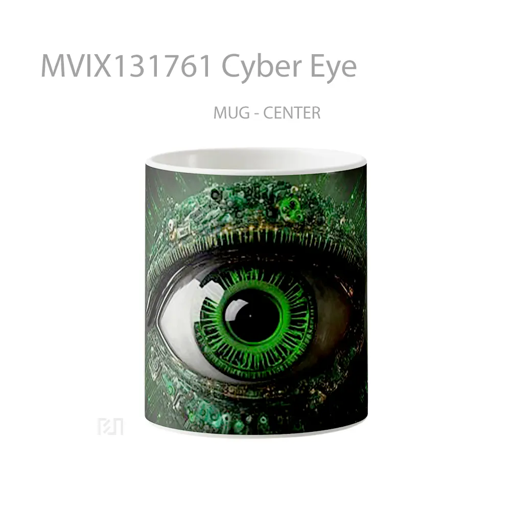 Mug Cyber Eye Gelas Keramik Unik