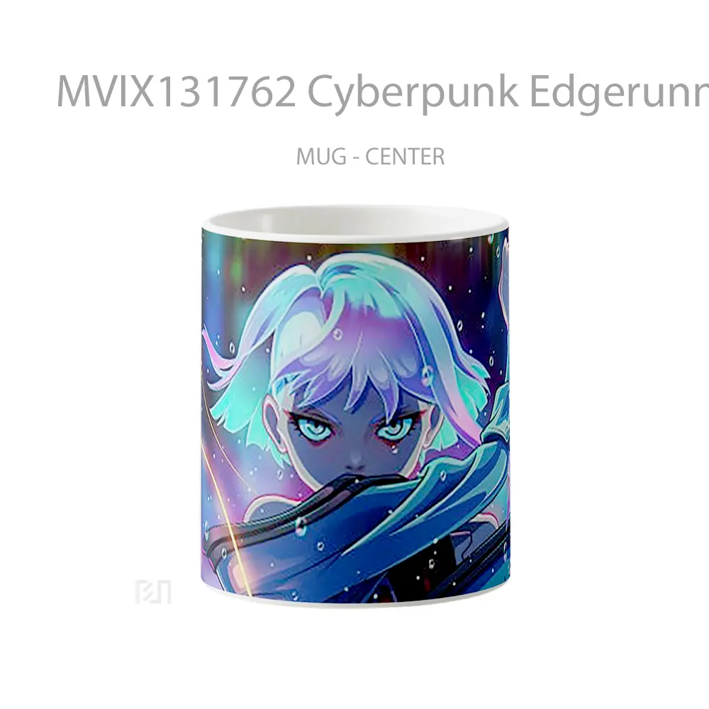 Mug Cyberpunk Edgerunners Lucy V1 Cangkir Gamer
