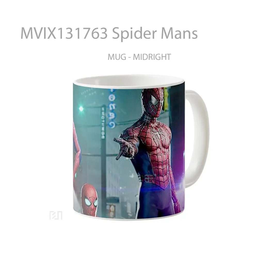 Mug Spider Mans Gelas Keramik Unik - All-side / Desain