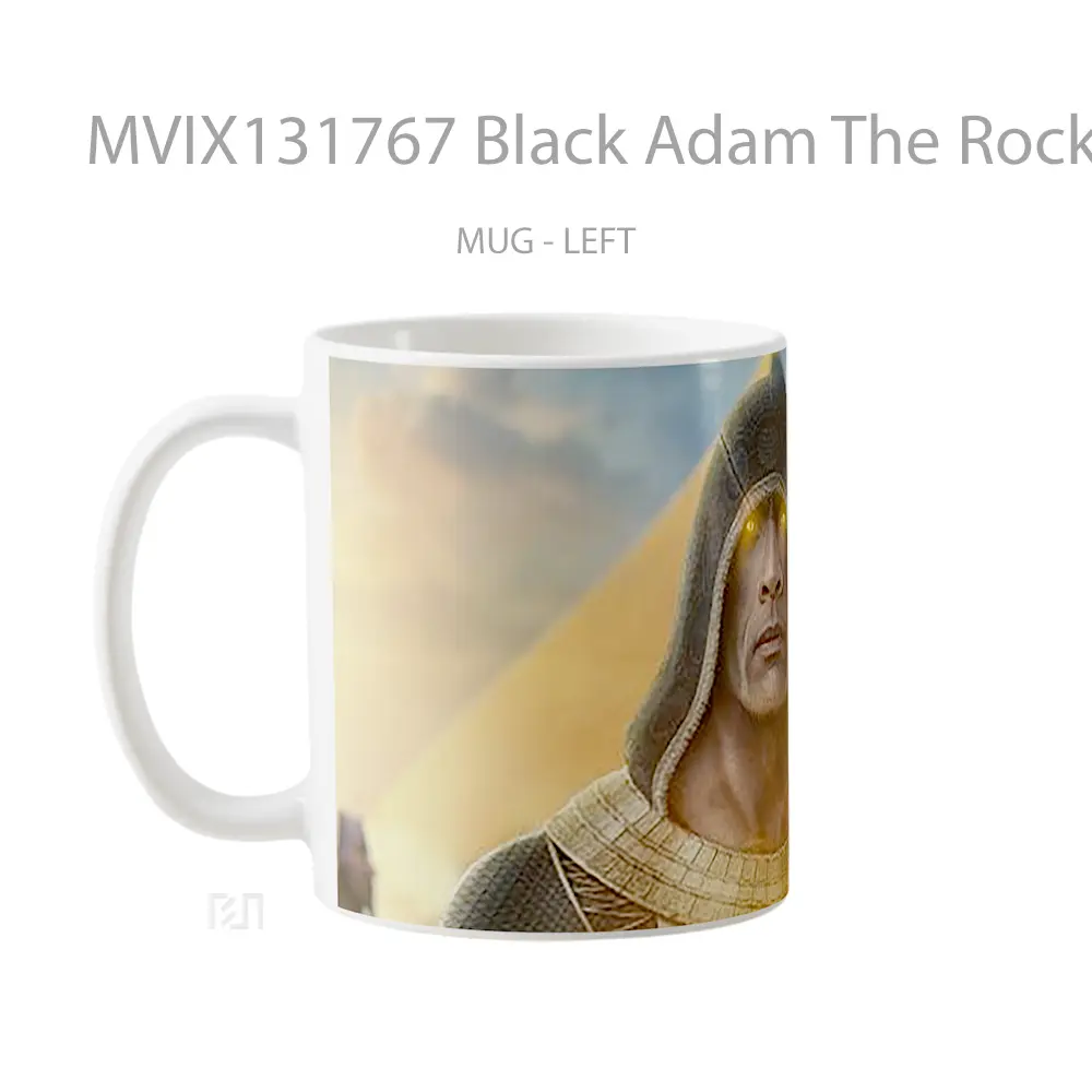 Mug Black Adam The Rock Hoddie Gelas Keramik Unik - All-side / Desain