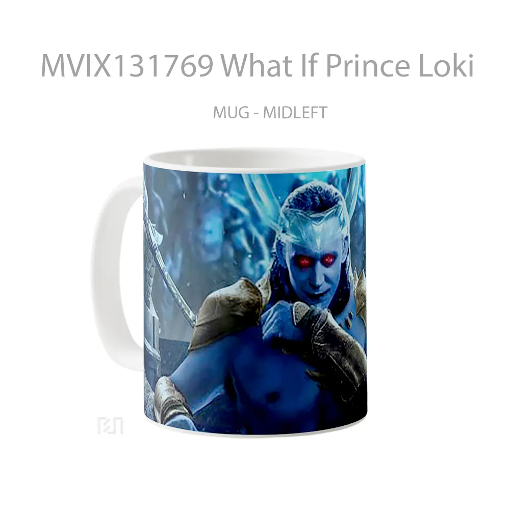 Mug What If Prince Loki Gelas Superhero - All-side / Desain