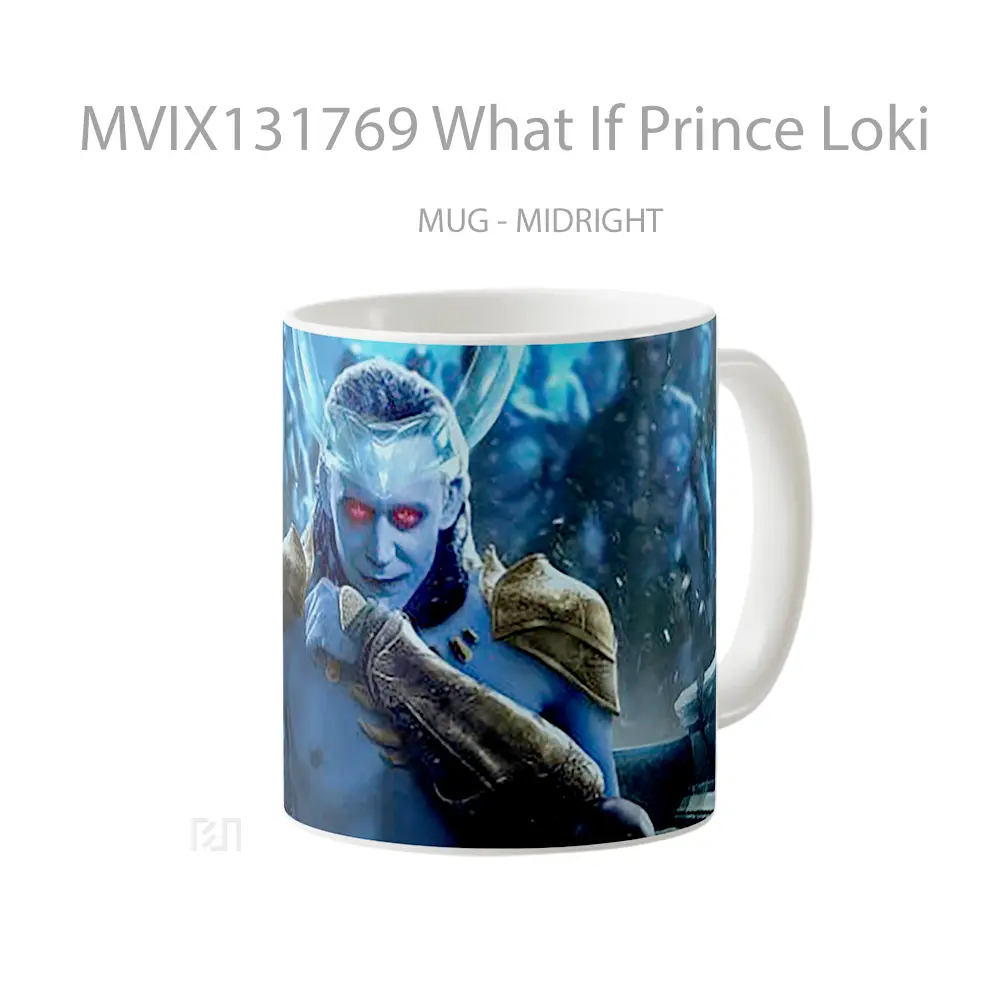 Mug What If Prince Loki Gelas Superhero - All-side / Desain