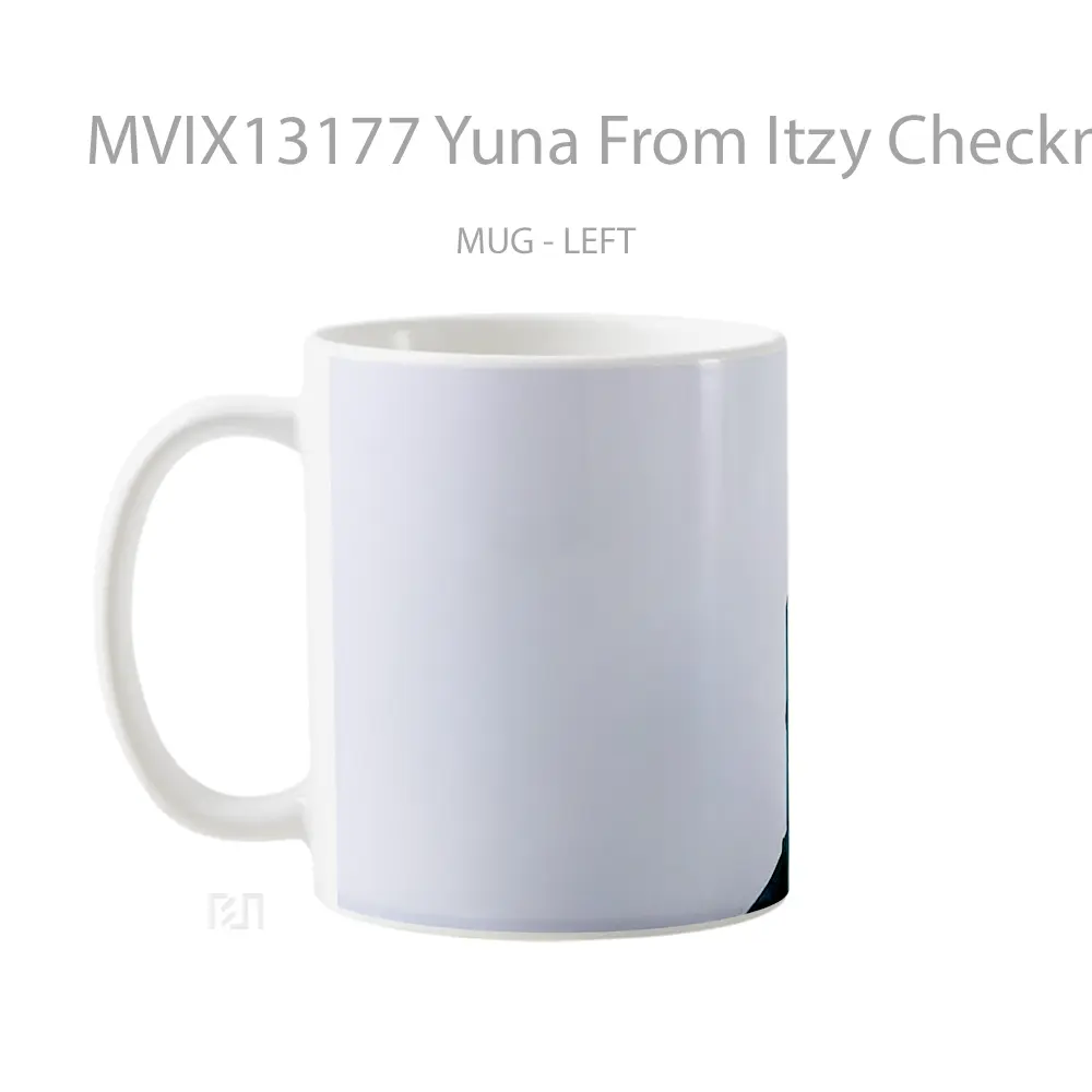 Mug Yuna From Itzy Checkmate Gelas Keramik Unik - All-side / Desain