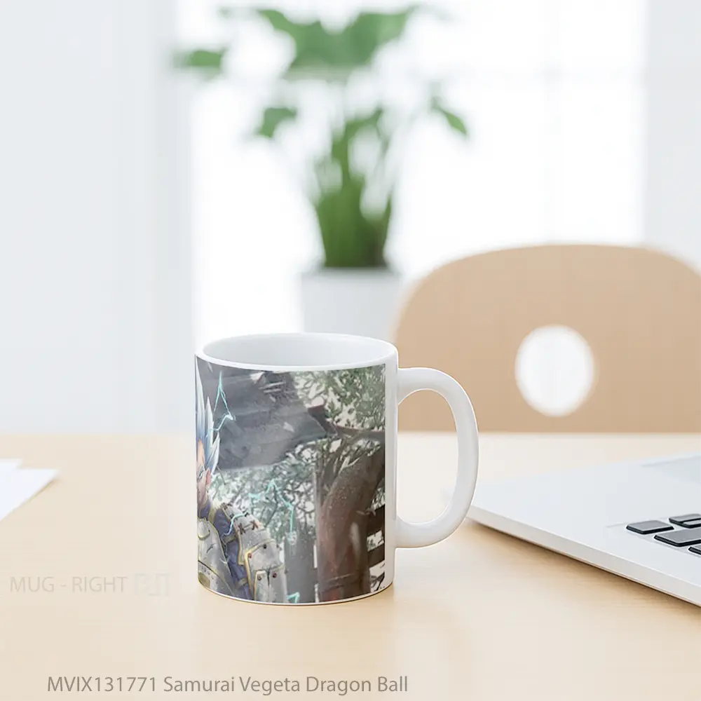 Mug Samurai Vegeta Dragon Ball Cangkir Anime - All-side / Desain