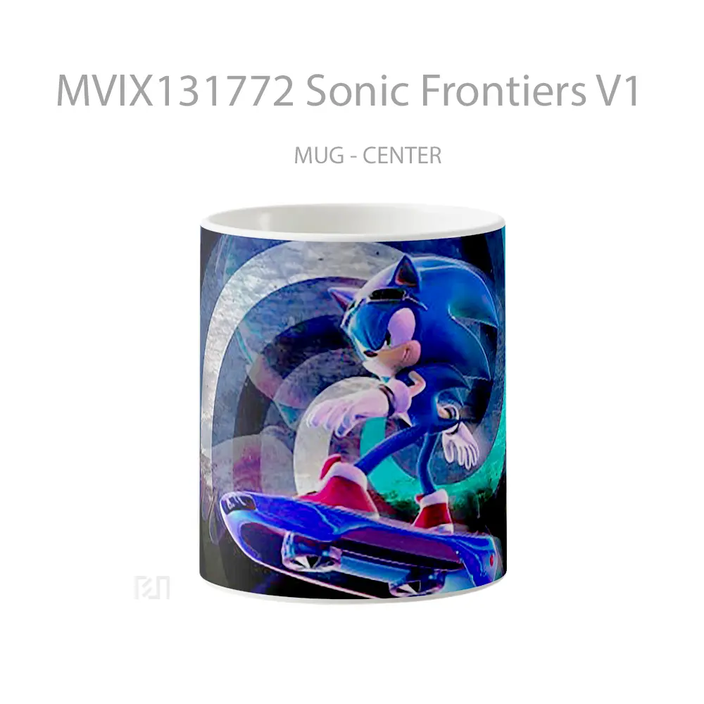 Mug Sonic Frontiers V1 Gelas Keramik Unik
