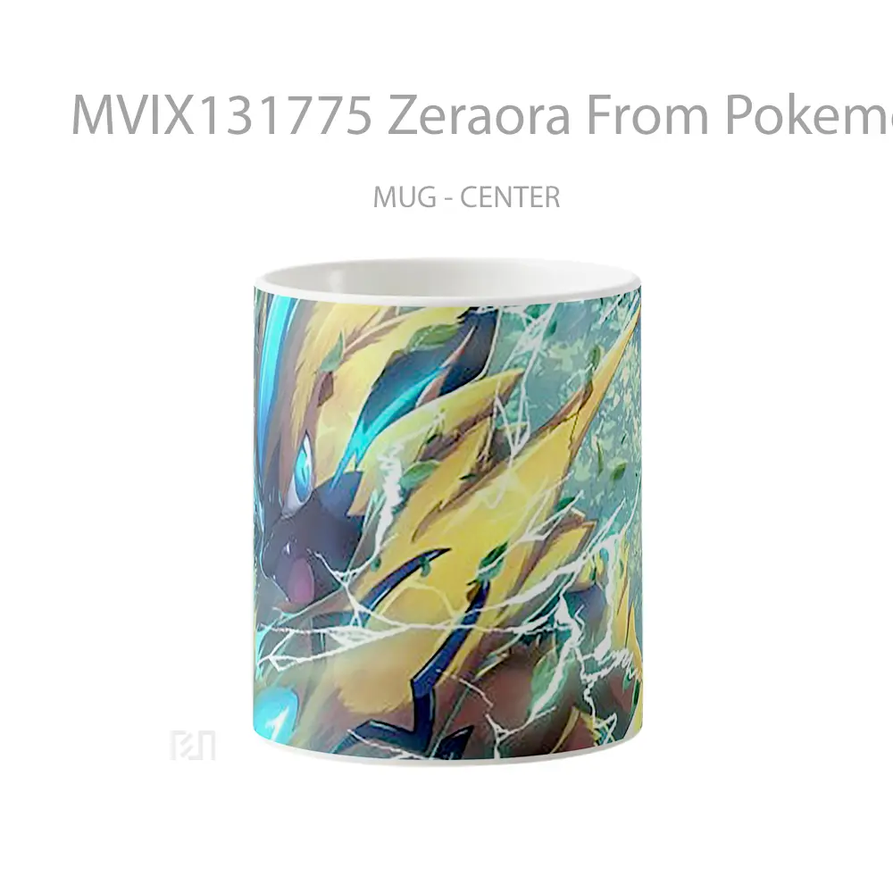Mug Zeraora From Pokemon Cangkir Anime
