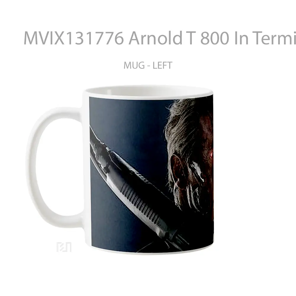 Mug Arnold T 800 In Terminator Genesis Gelas Film - All-side / Desain