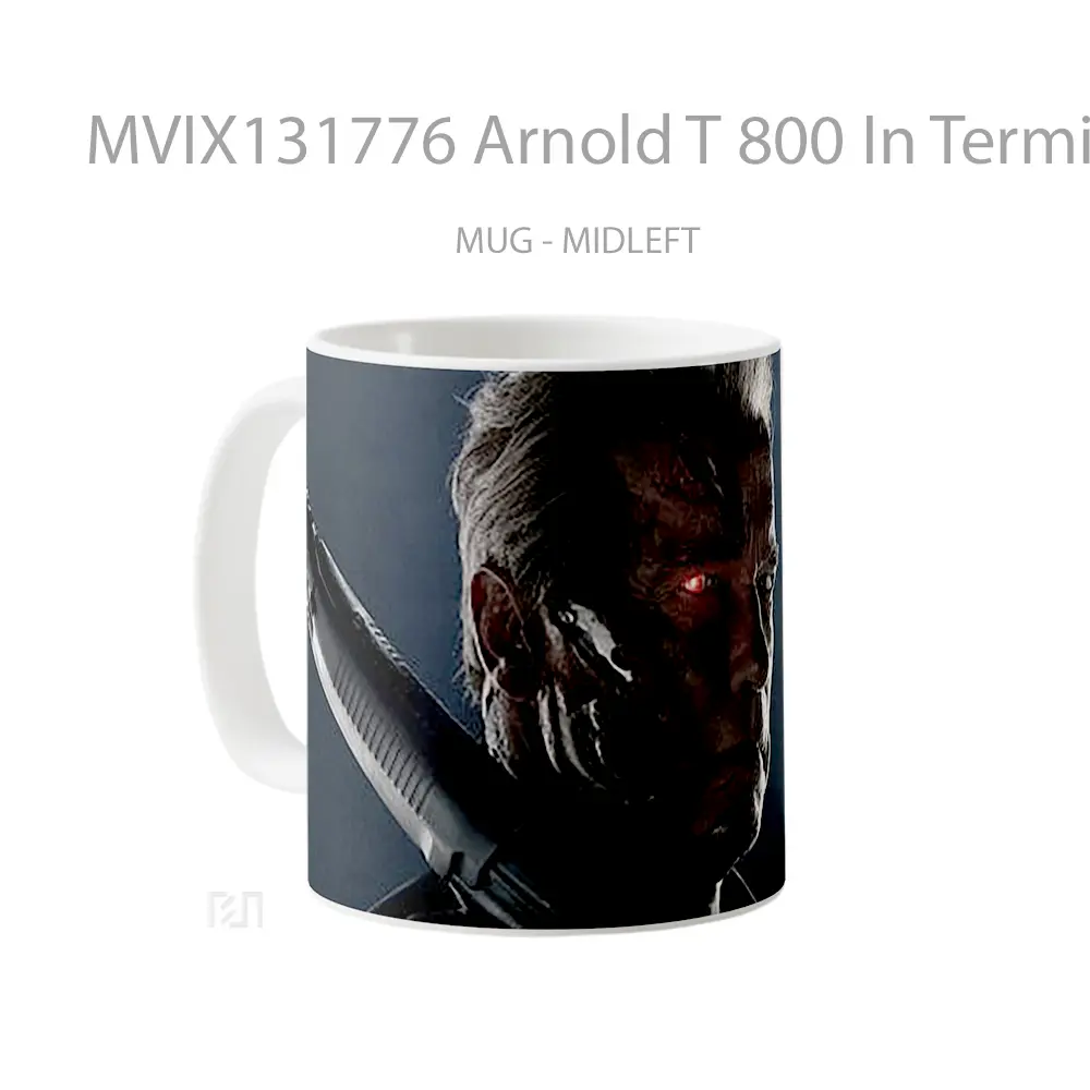 Mug Arnold T 800 In Terminator Genesis Gelas Film - All-side / Desain
