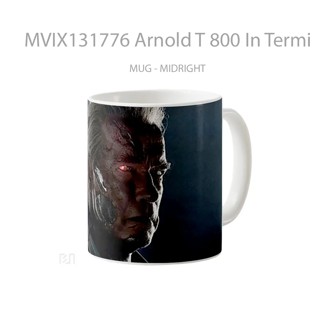 Mug Arnold T 800 In Terminator Genesis Gelas Film - All-side / Desain