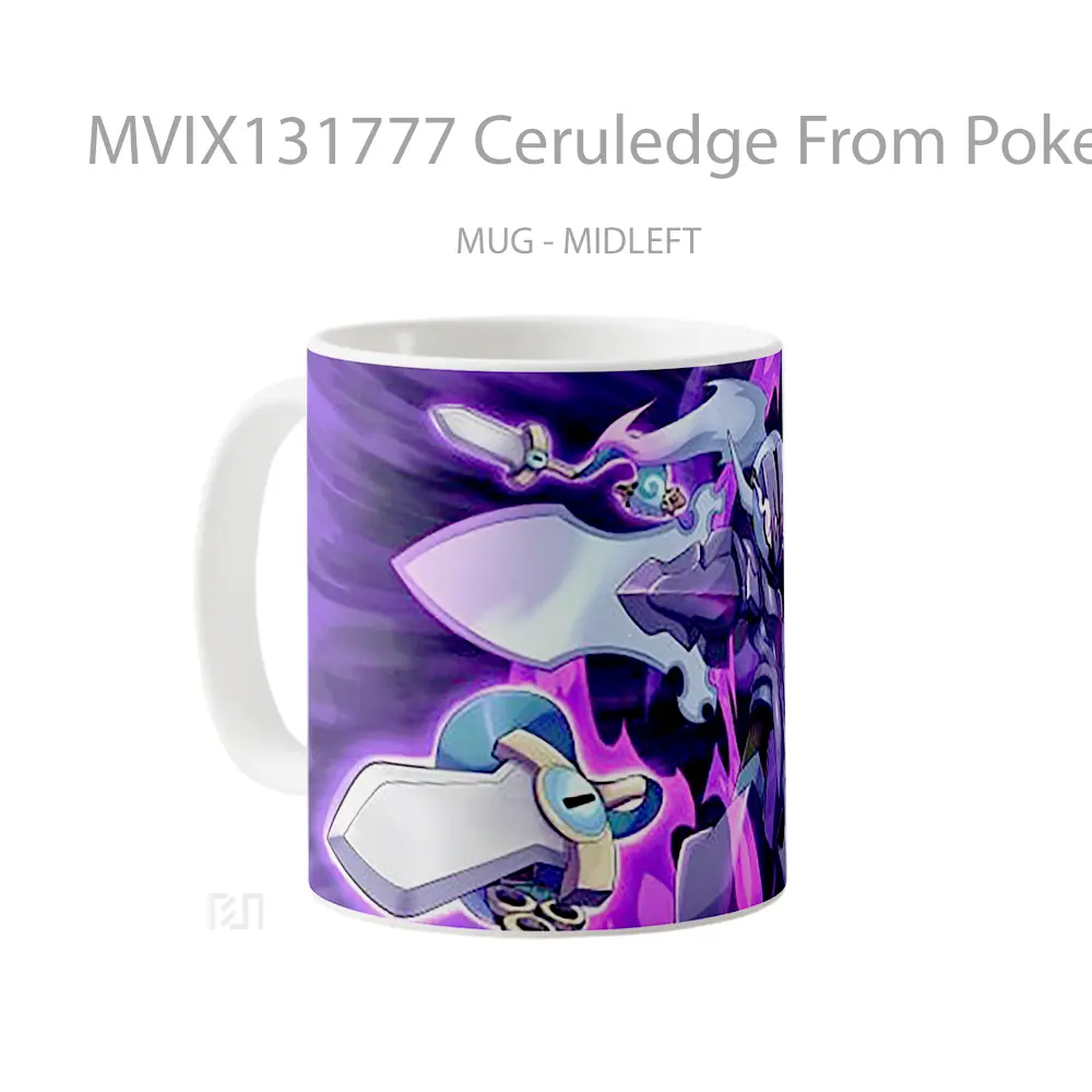 Mug Ceruledge From Pokemon V1 Cangkir Anime - All-side / Desain