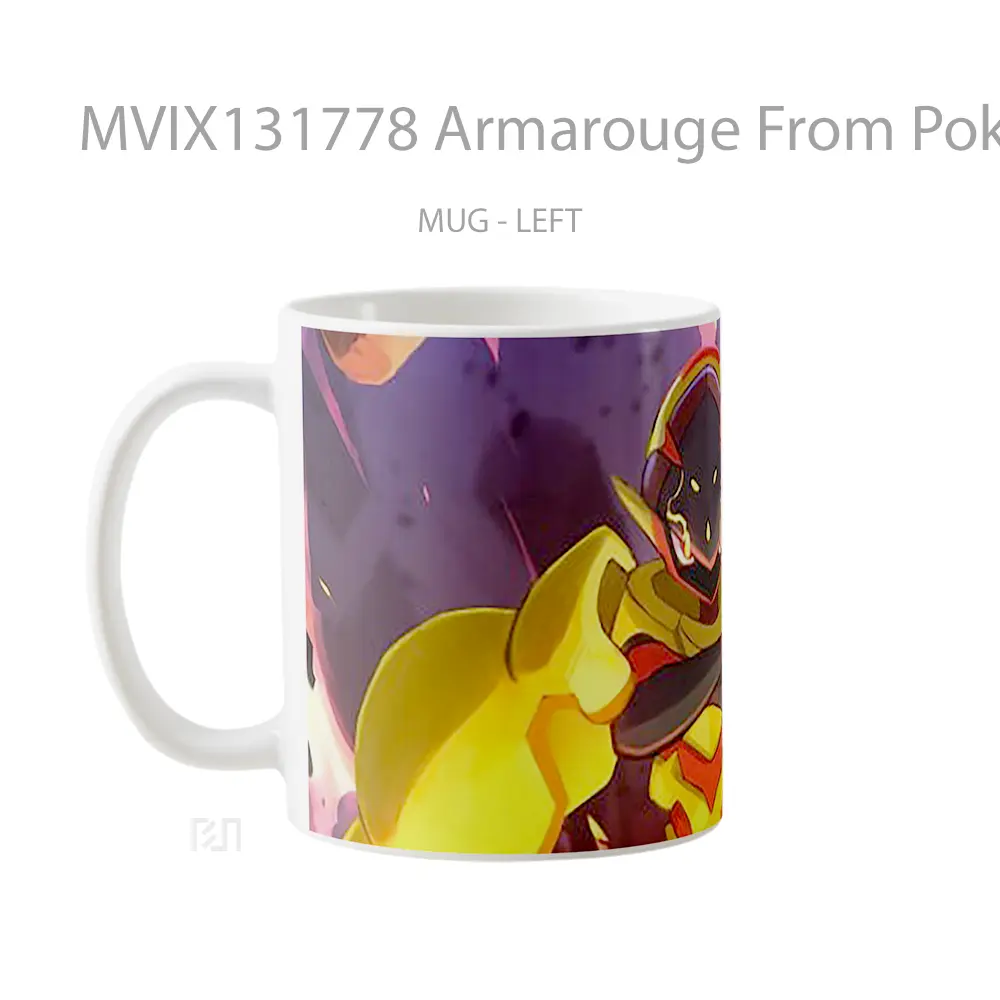 Mug Armarouge From Pokemon V1 Cangkir Anime - All-side / Desain