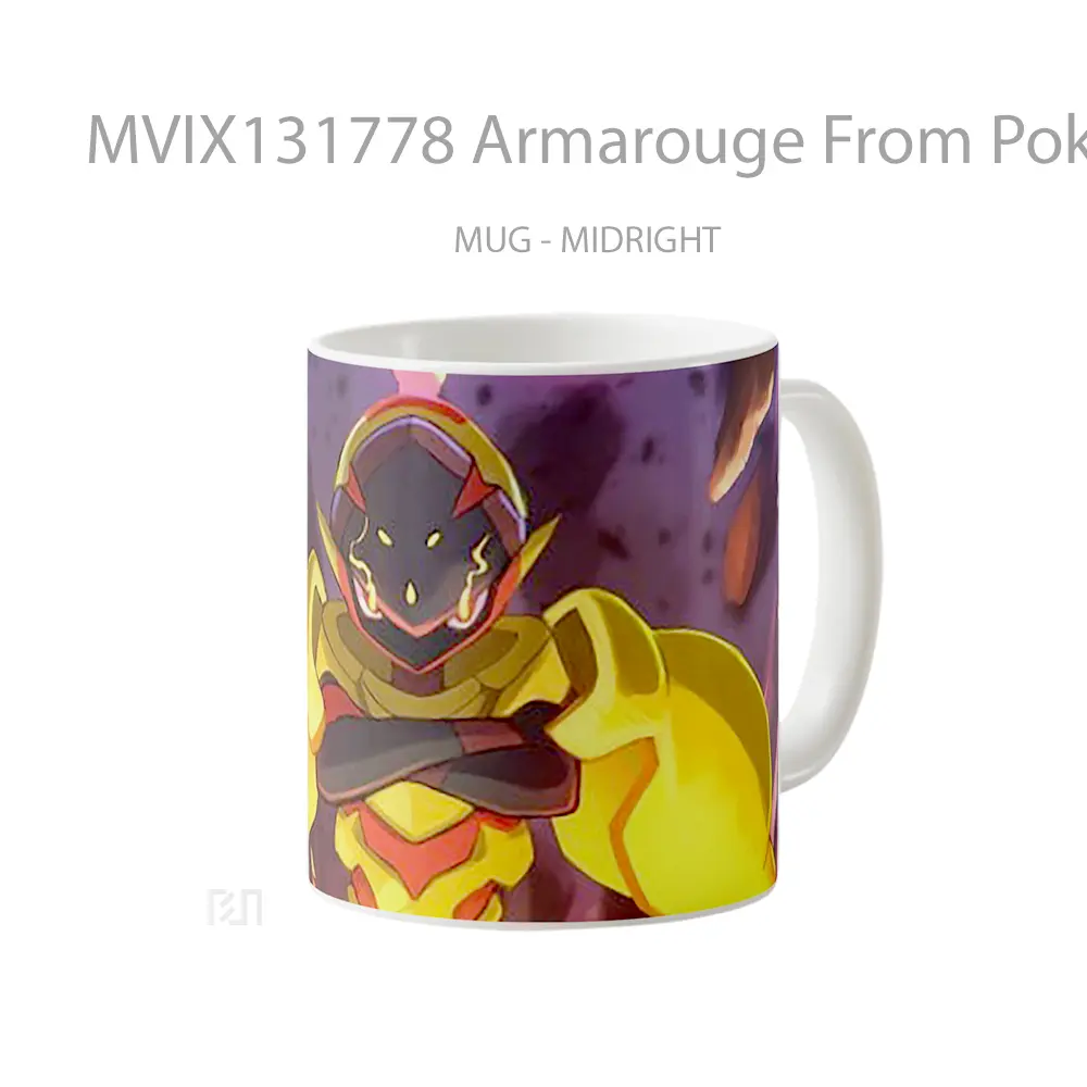 Mug Armarouge From Pokemon V1 Cangkir Anime - All-side / Desain