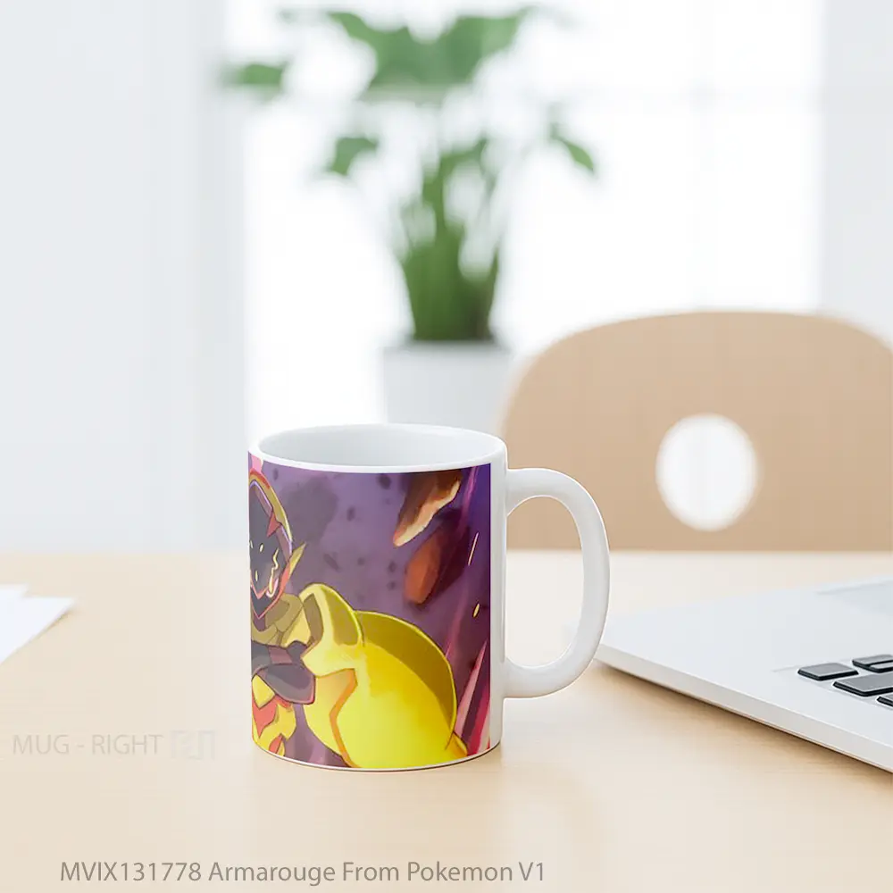 Mug Armarouge From Pokemon V1 Cangkir Anime - All-side / Desain
