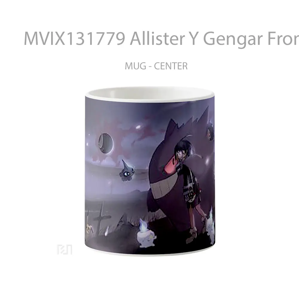 Mug Allister Y Gengar From Pokemon Sword And Shield Cangkir Anime