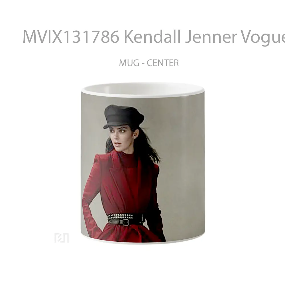 Mug Kendall Jenner Vogue Us Gelas Selebriti