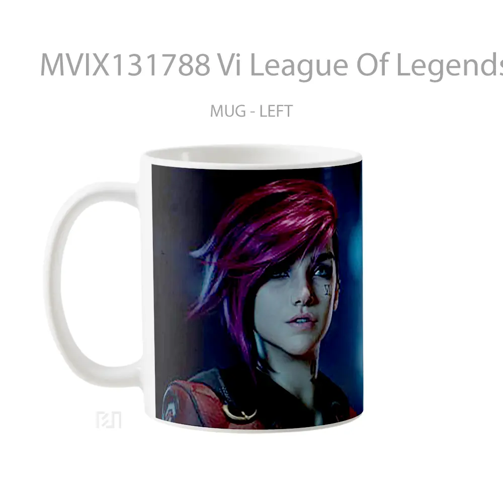 Mug Vi League Of Legends Cangkir Gamer - All-side / Desain