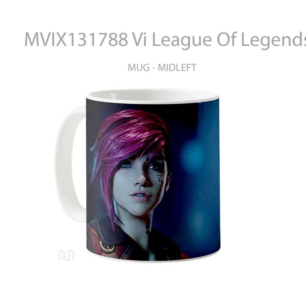 Mug Vi League Of Legends Cangkir Gamer - All-side / Desain