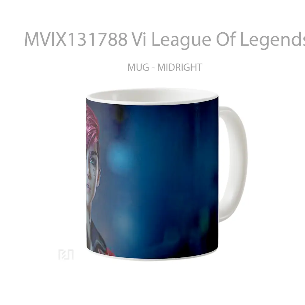 Mug Vi League Of Legends Cangkir Gamer - All-side / Desain
