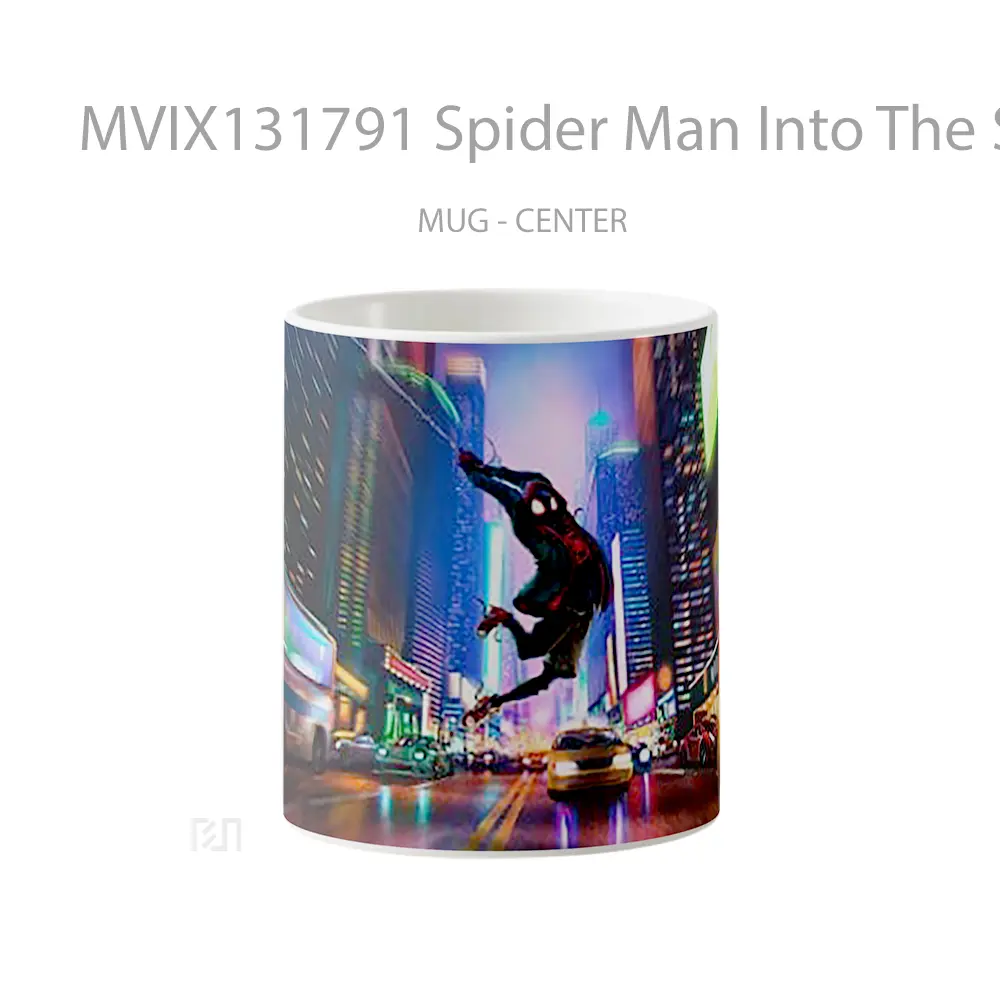 Mug Spider Man Into The Spiderverse Gelas Superhero