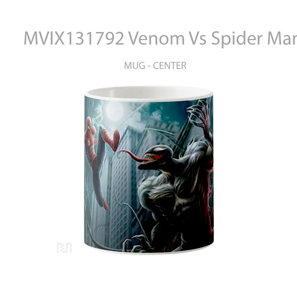 Mug Venom Vs Spider Man V1 Gelas Superhero