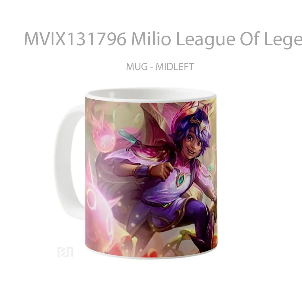 Mug Milio League Of Legends Cangkir Gamer - All-side / Desain