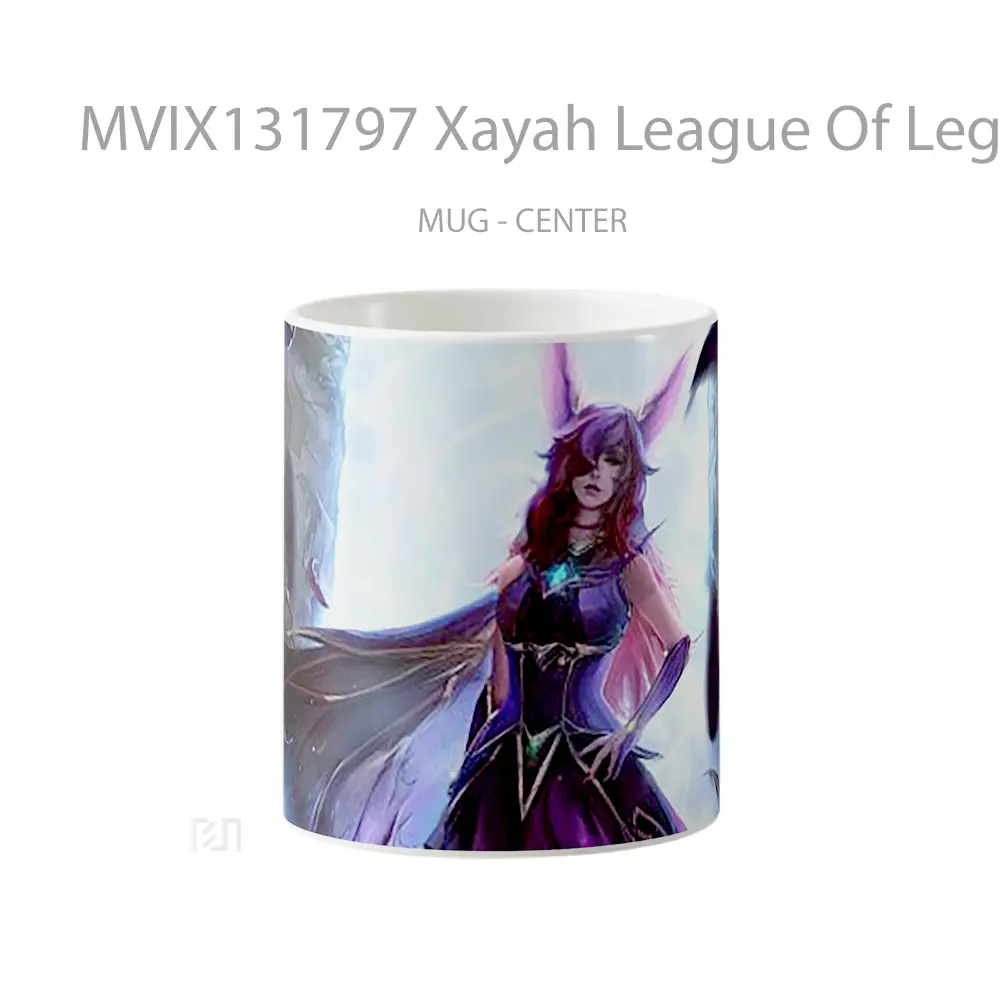 Mug Xayah League Of Legends V2 Cangkir Gamer