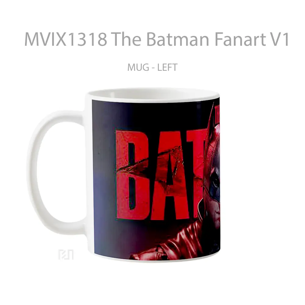Mug The Batman Fanart V1 Gelas Superhero - All-side / Desain