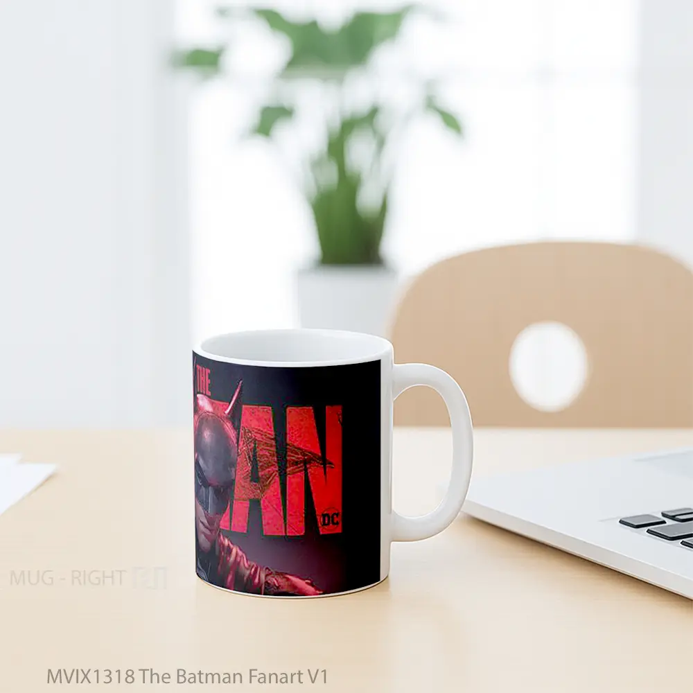 Mug The Batman Fanart V1 Gelas Superhero - All-side / Desain