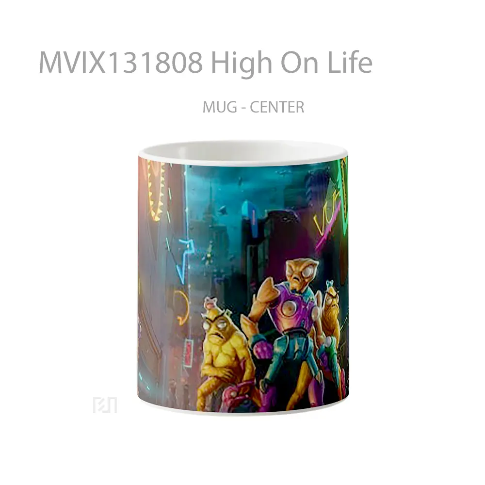 Mug Keramik Premium SNI - Mug High On Life Gelas Keramik Unik