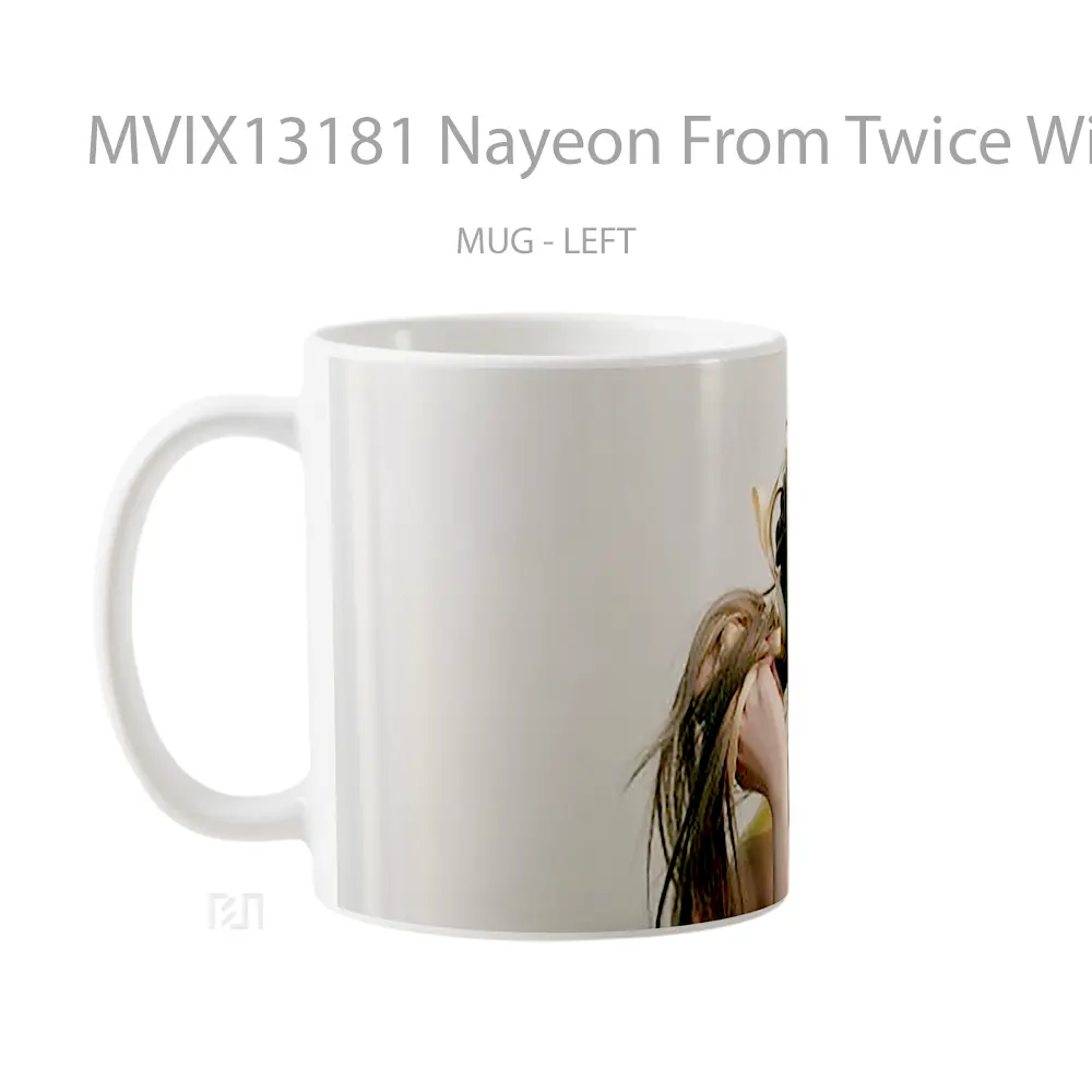 Mug Nayeon From Twice With Braided Hair Gelas Keramik Unik - All-side / Desain