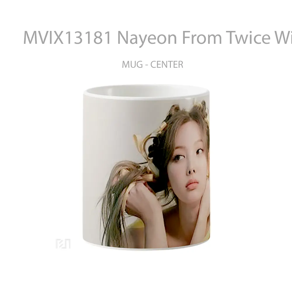 Mug Nayeon From Twice With Braided Hair Gelas Keramik Unik