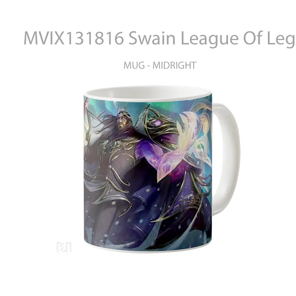 Mug Swain League Of Legends Cangkir Gamer - All-side / Desain
