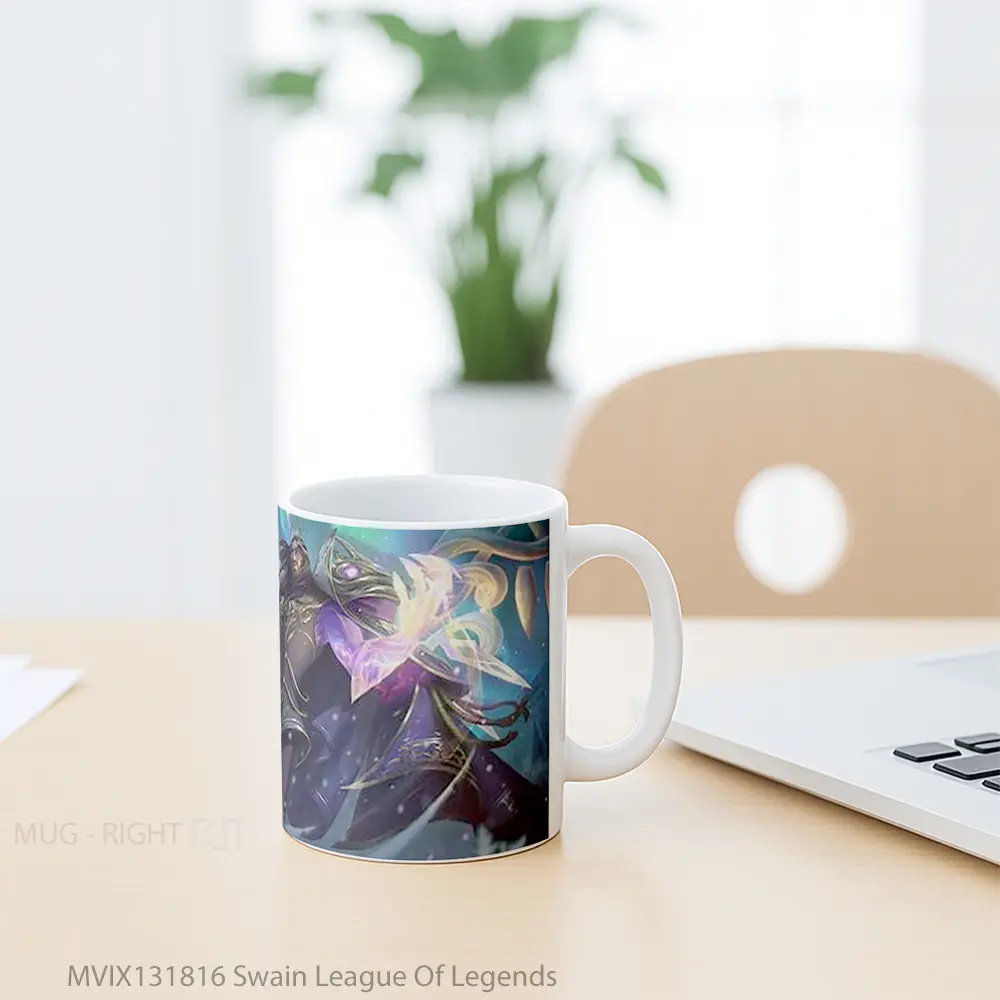 Mug Swain League Of Legends Cangkir Gamer - All-side / Desain