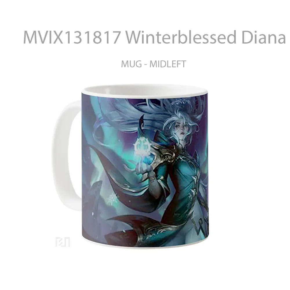 Mug Winterblessed Diana League Of Legends Cangkir Gamer - All-side / Desain