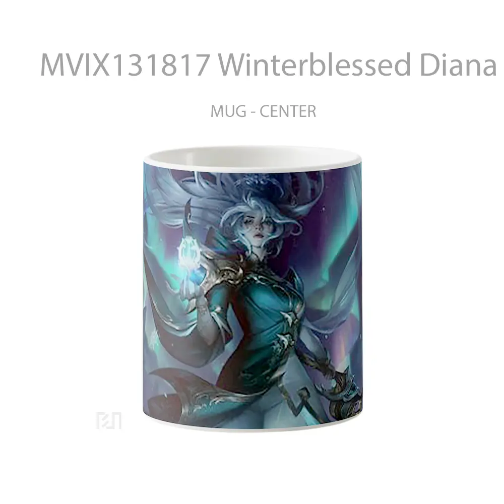 Mug Winterblessed Diana League Of Legends Cangkir Gamer