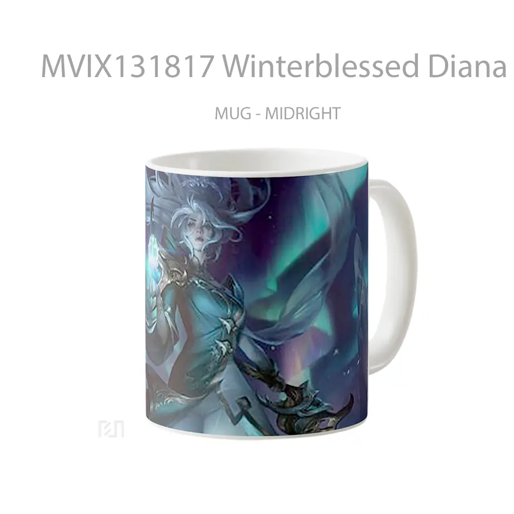 Mug Winterblessed Diana League Of Legends Cangkir Gamer - All-side / Desain