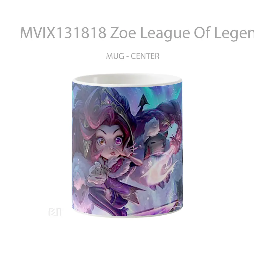 Mug Zoe League Of Legends V2 Cangkir Gamer