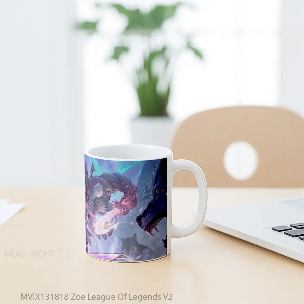 Mug Zoe League Of Legends V2 Cangkir Gamer - All-side / Desain