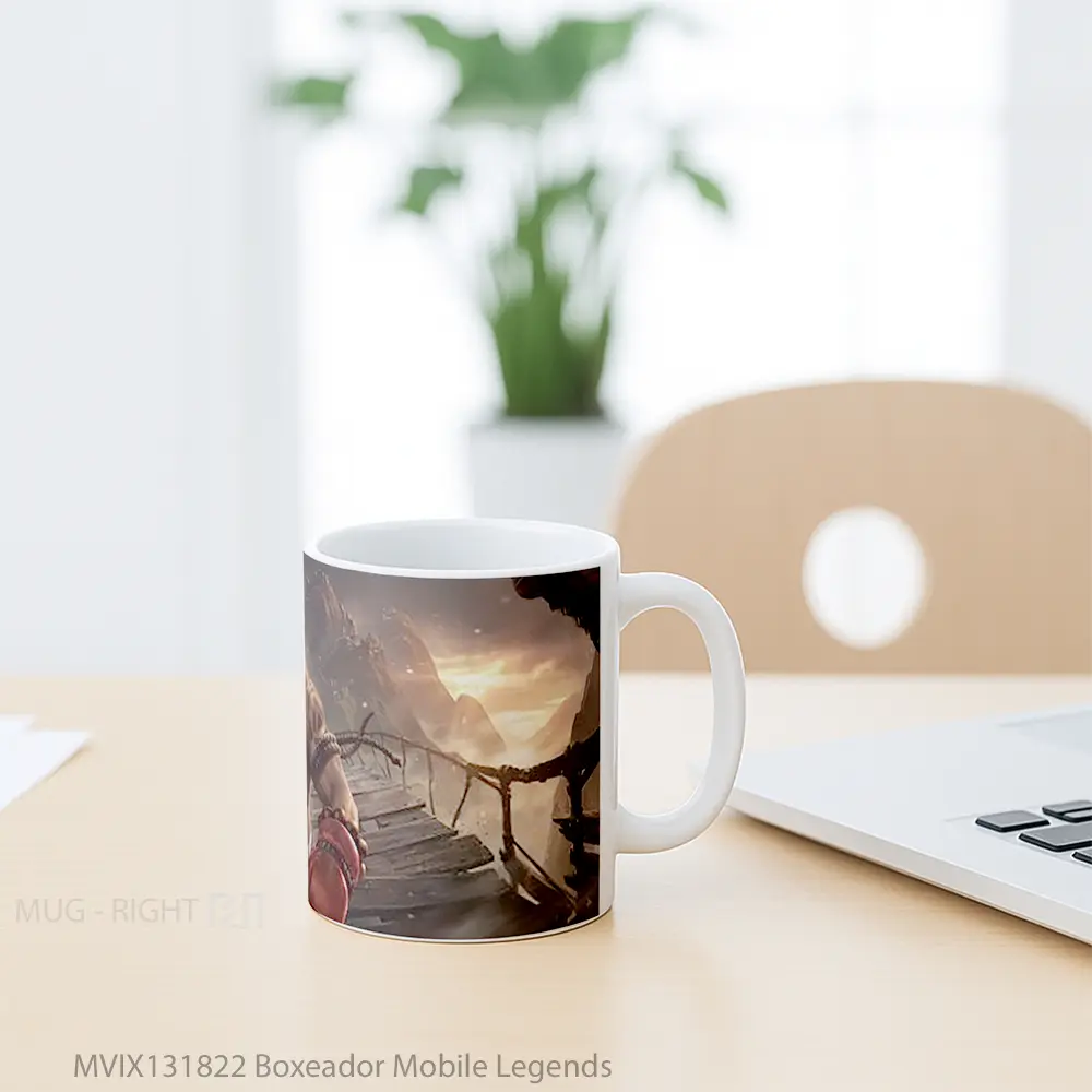 Mug Boxeador Mobile Legends Gelas Keramik Unik - All-side / Desain