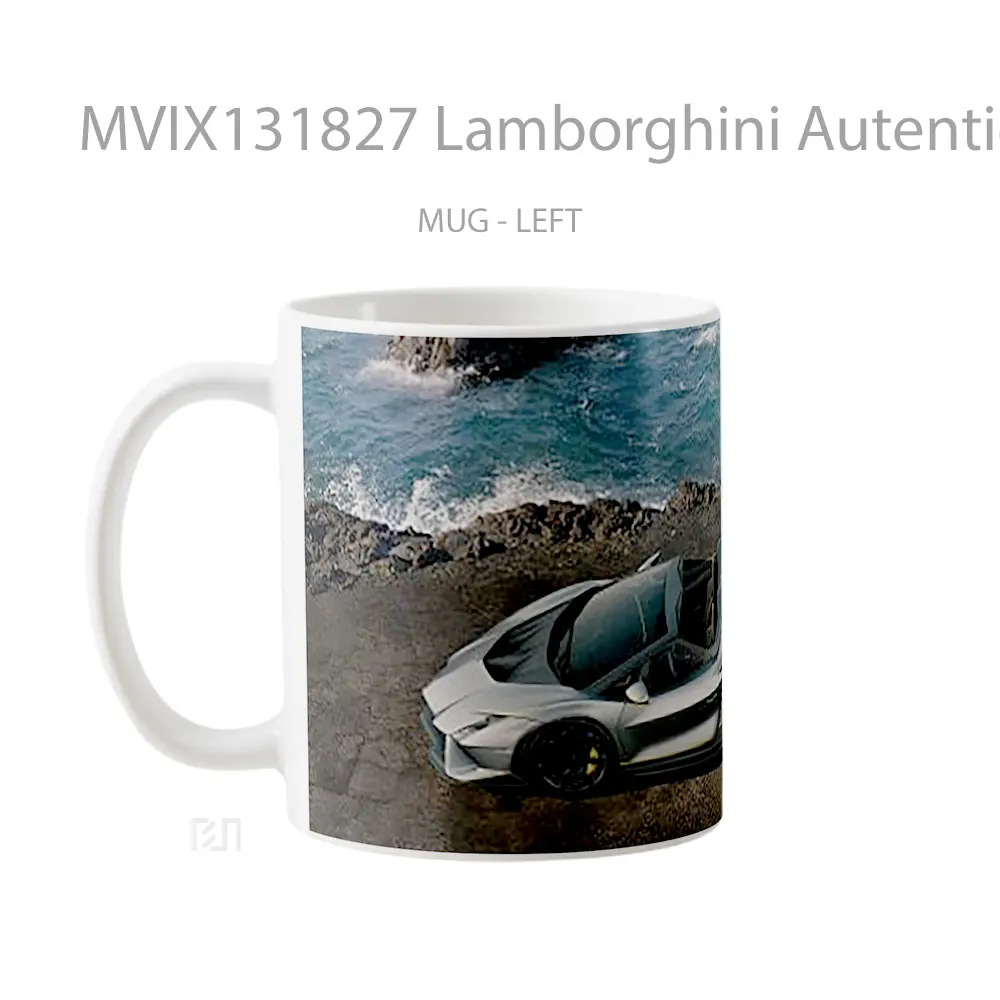 Mug Lamborghini Autentica 2024 Cangkir Mobil - All-side / Desain