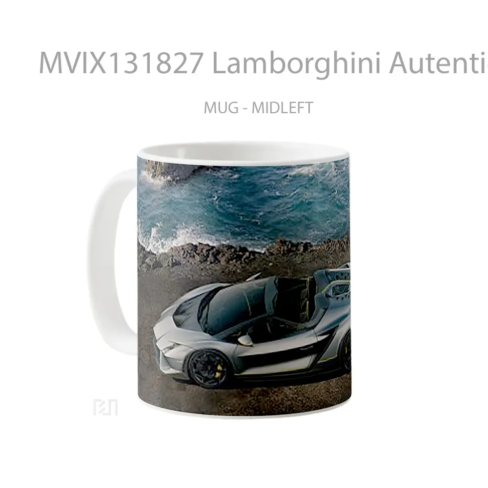 Mug Lamborghini Autentica 2024 Cangkir Mobil - All-side / Desain