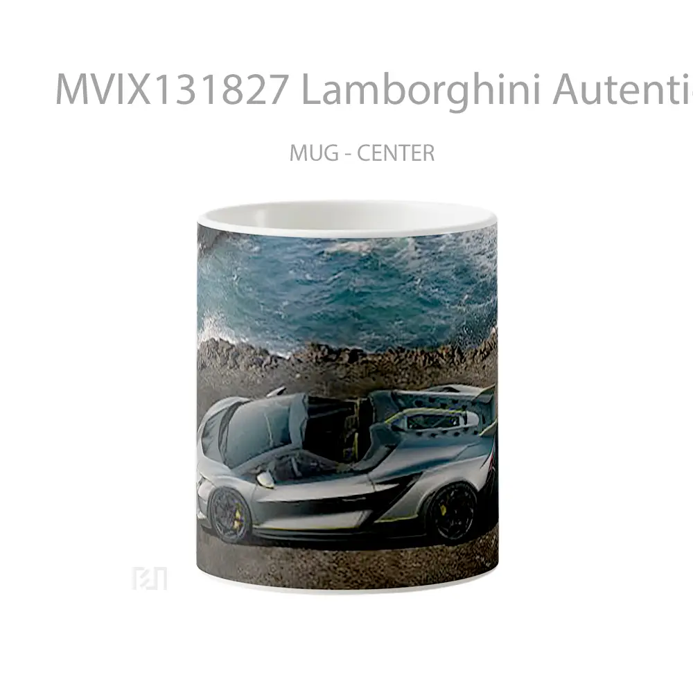 Mug Lamborghini Autentica 2024 Cangkir Mobil